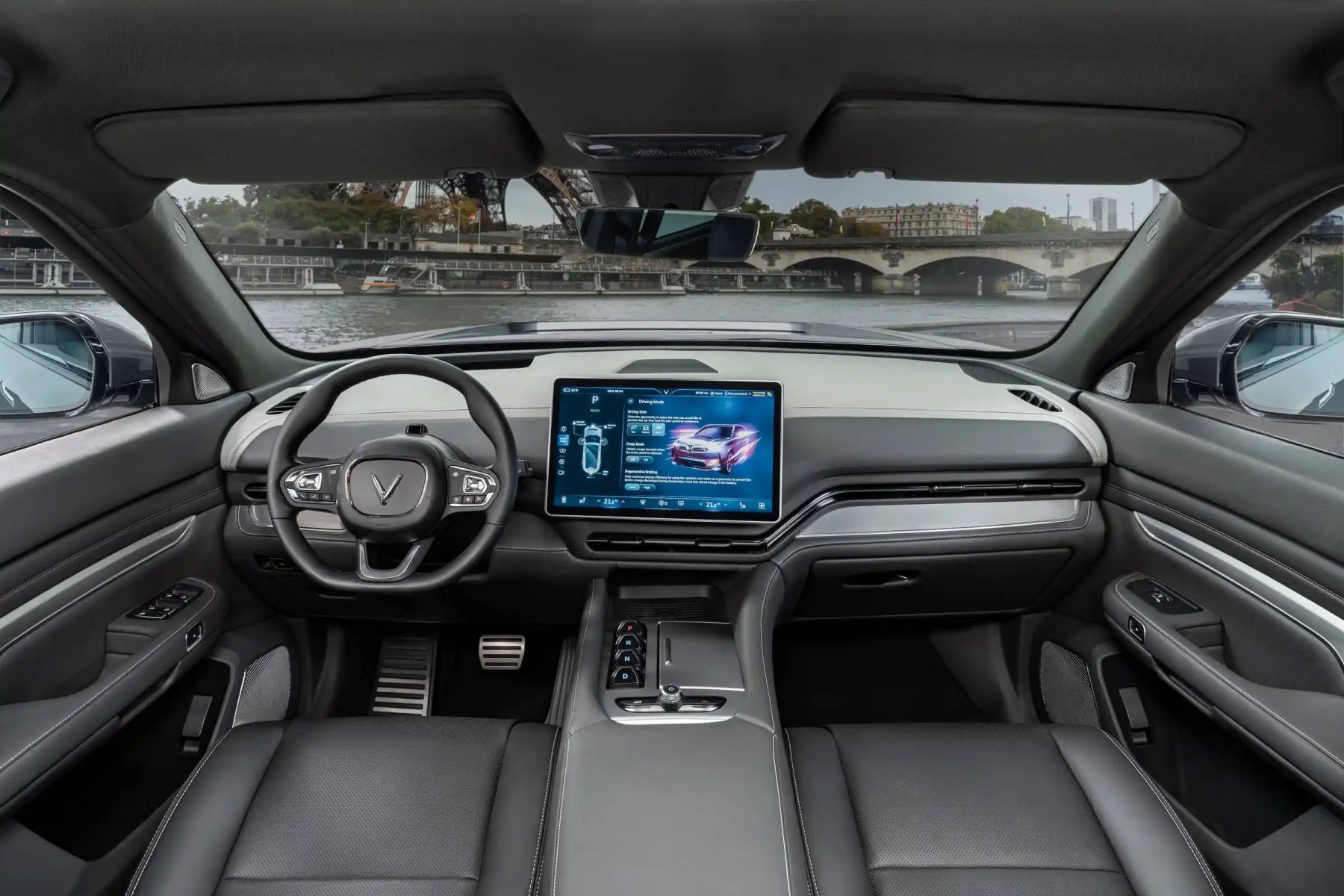 VinFast VF9 Interior Display and Front Dash View