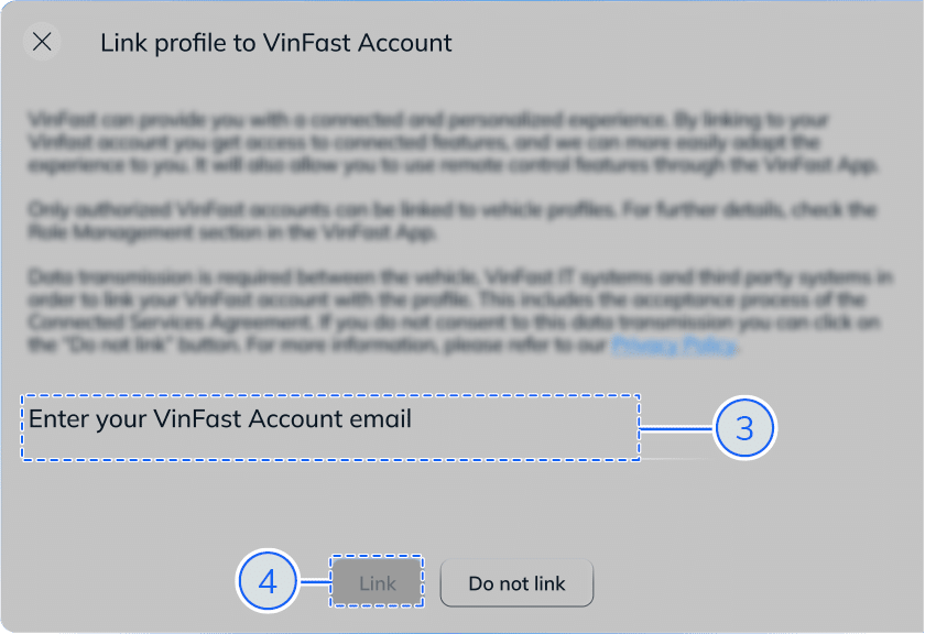 VinFast Link Account