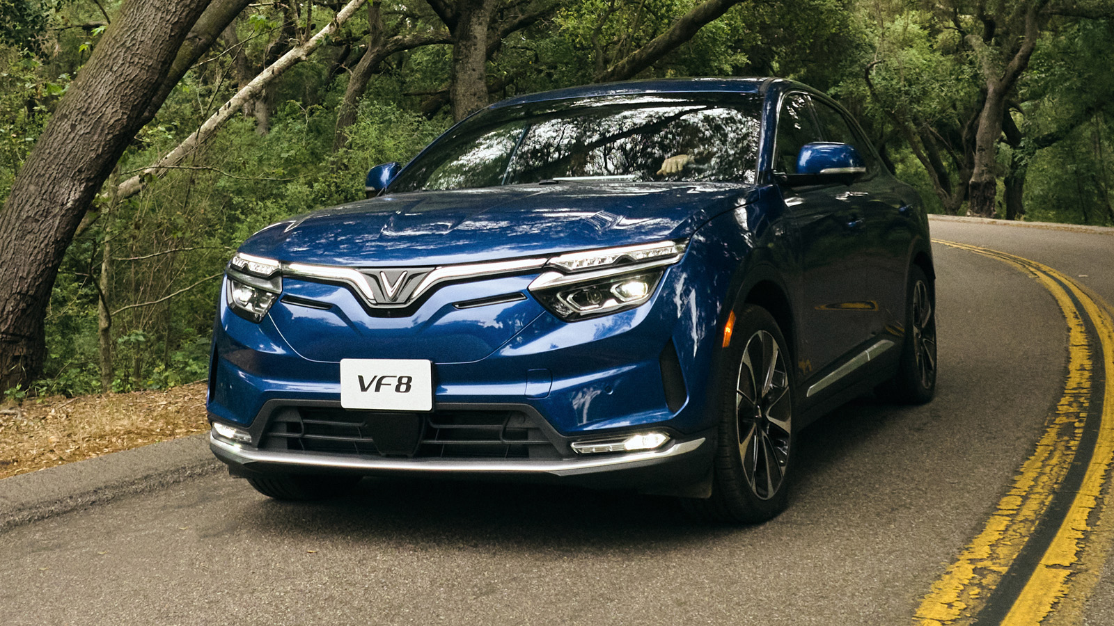 VinFast VF8 Driving on the Road