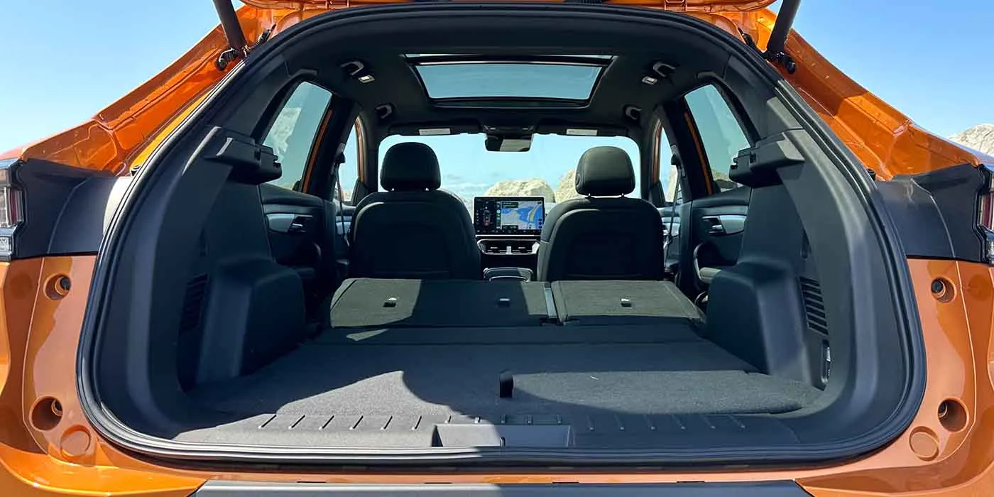 VinFast VF8 Truck View with Seats Down