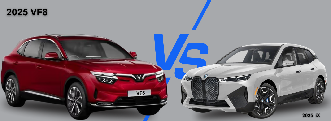 2025 VinFast VF8 vs the BMW iX