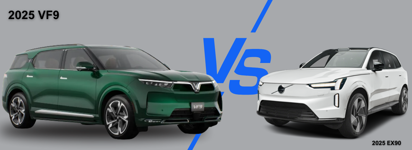 2025 VinFast VF9 vs the Volvo EX90
