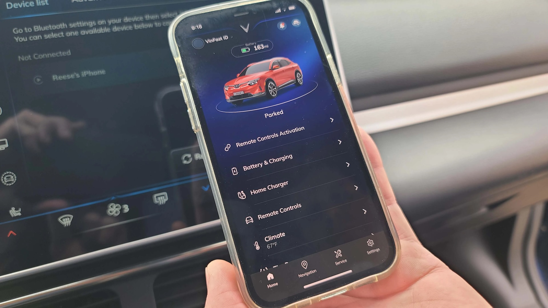 VinFast VF8 Mobile App